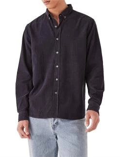 Mens Cord LS Shirt True Navy