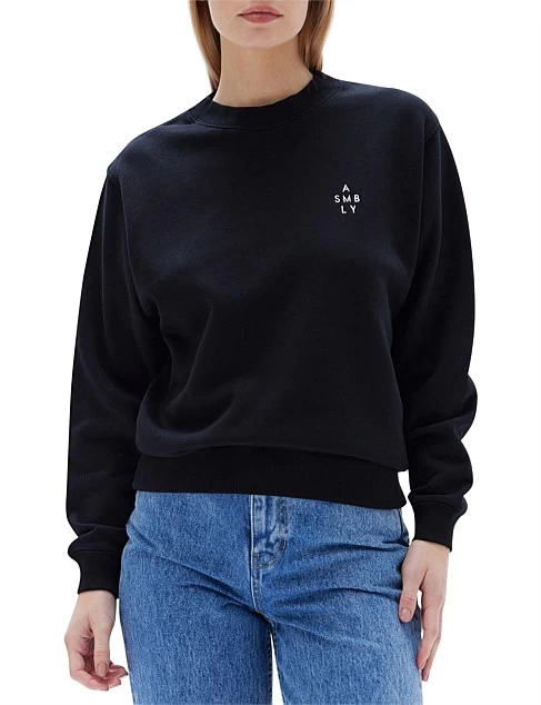 Stacked Logo Fleece Jumper