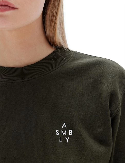 Stacked Logo Fleece Jumper - Image 8