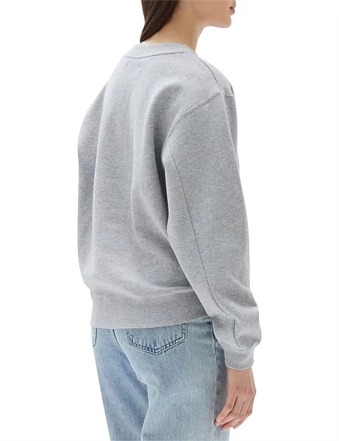 Pax Logo Fleece Grey Marle/Red - Image 3