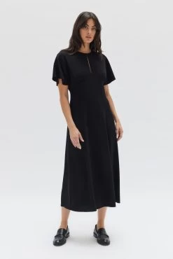 Kaia Japanese Crepe Dress