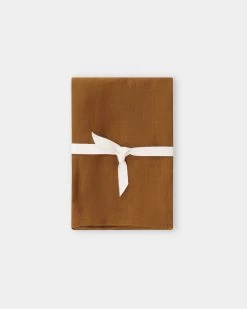 Linen European Pillow Case Russet