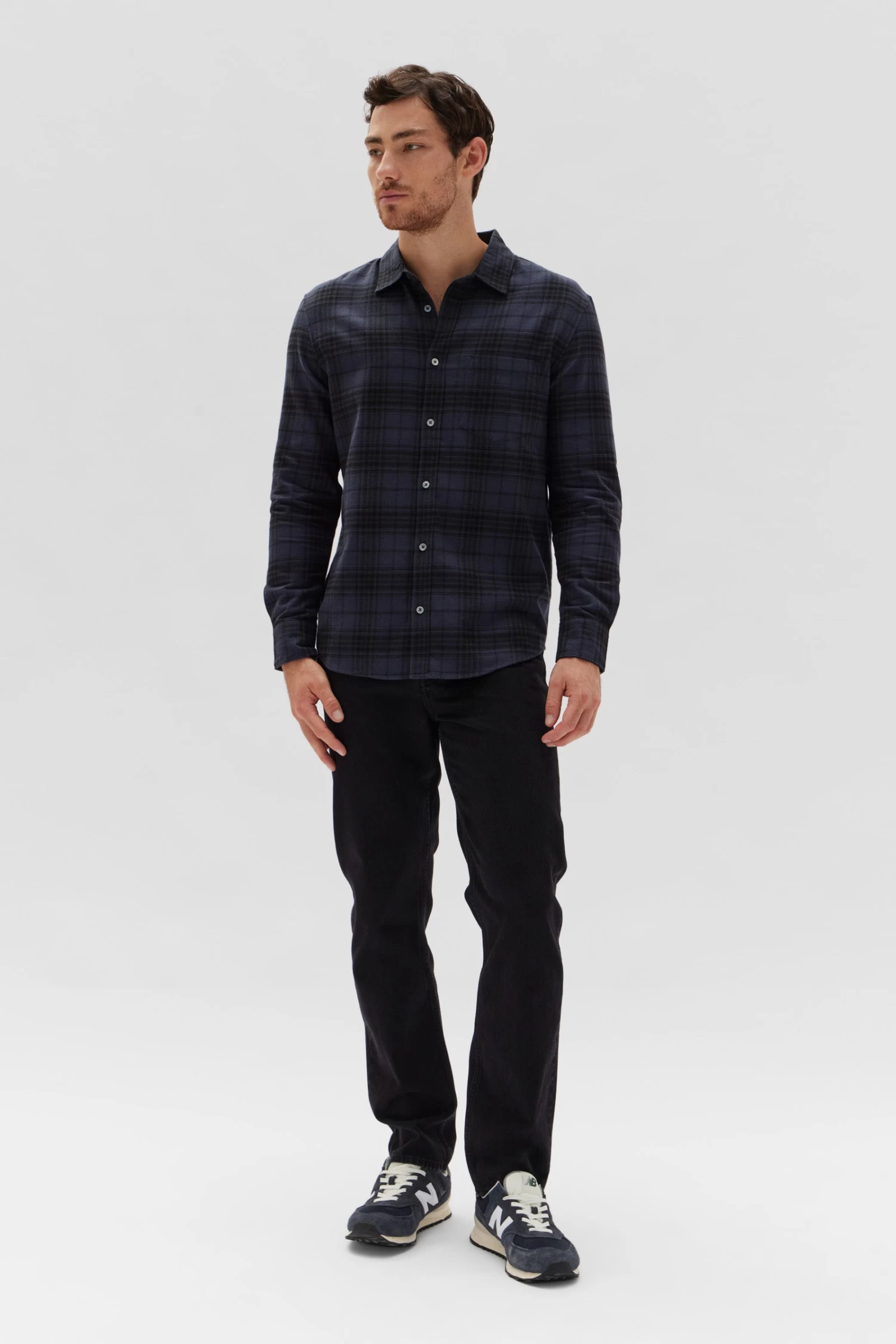 Check Long Sleeve Shirt - Image 3