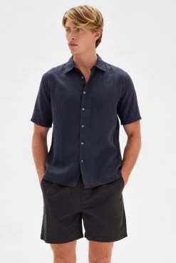 Short Sleeve Linen Shirt
