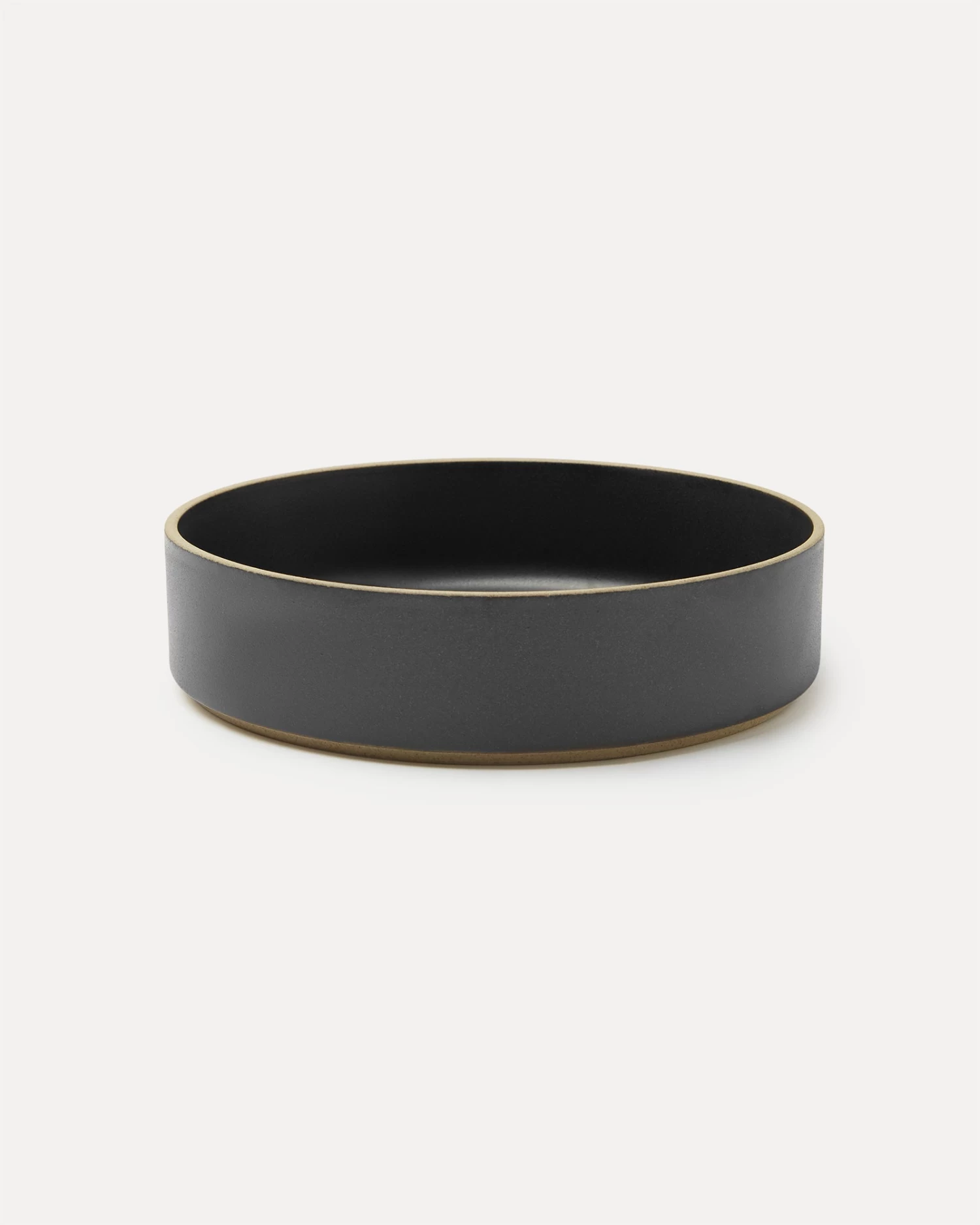 Hasami Porcelain Serving Bowl Black - Image 2