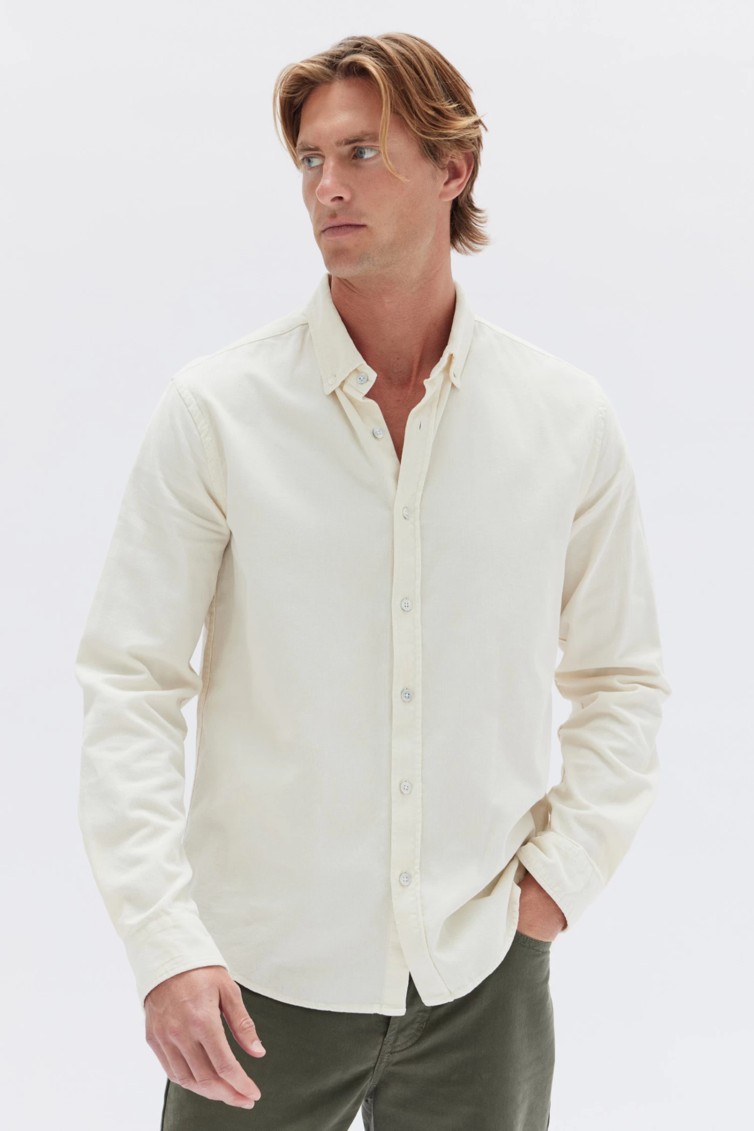 Mens Cord Long Sleeve Shirt Bundle - Image 5