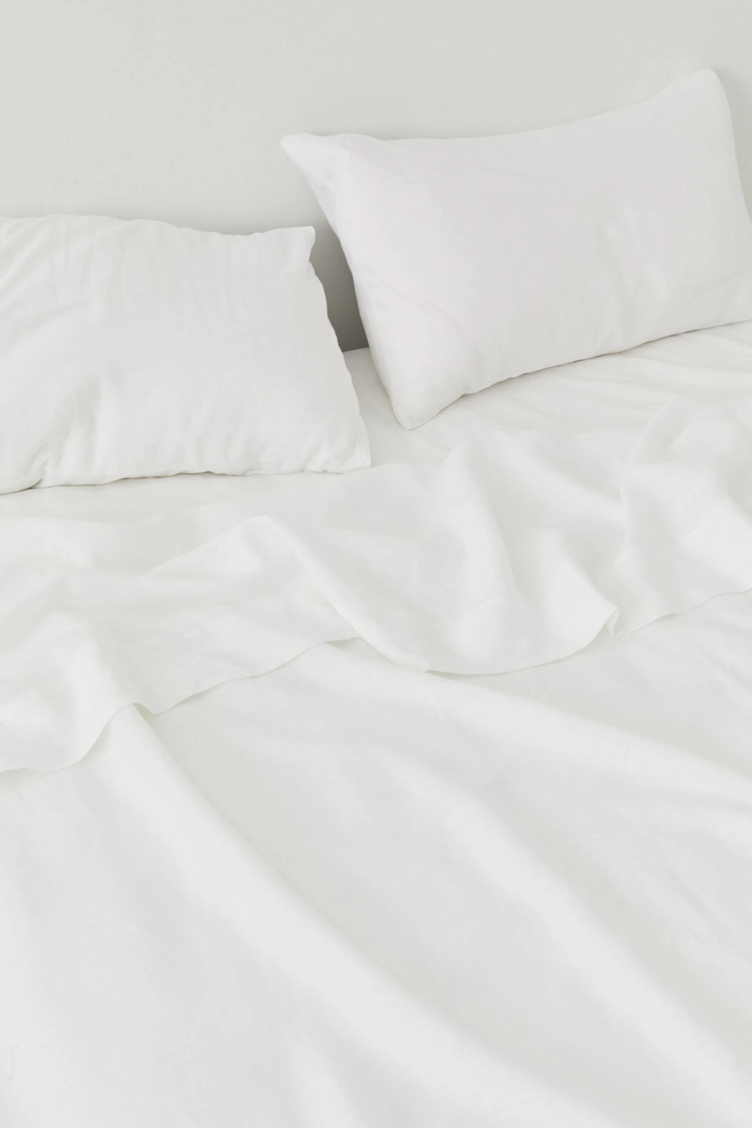 Linen Standard Pillow Cases White