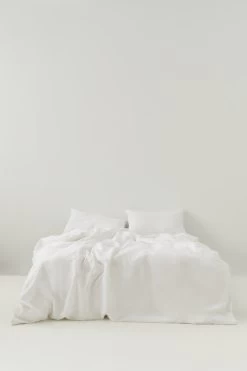 Linen Duvet Cover White