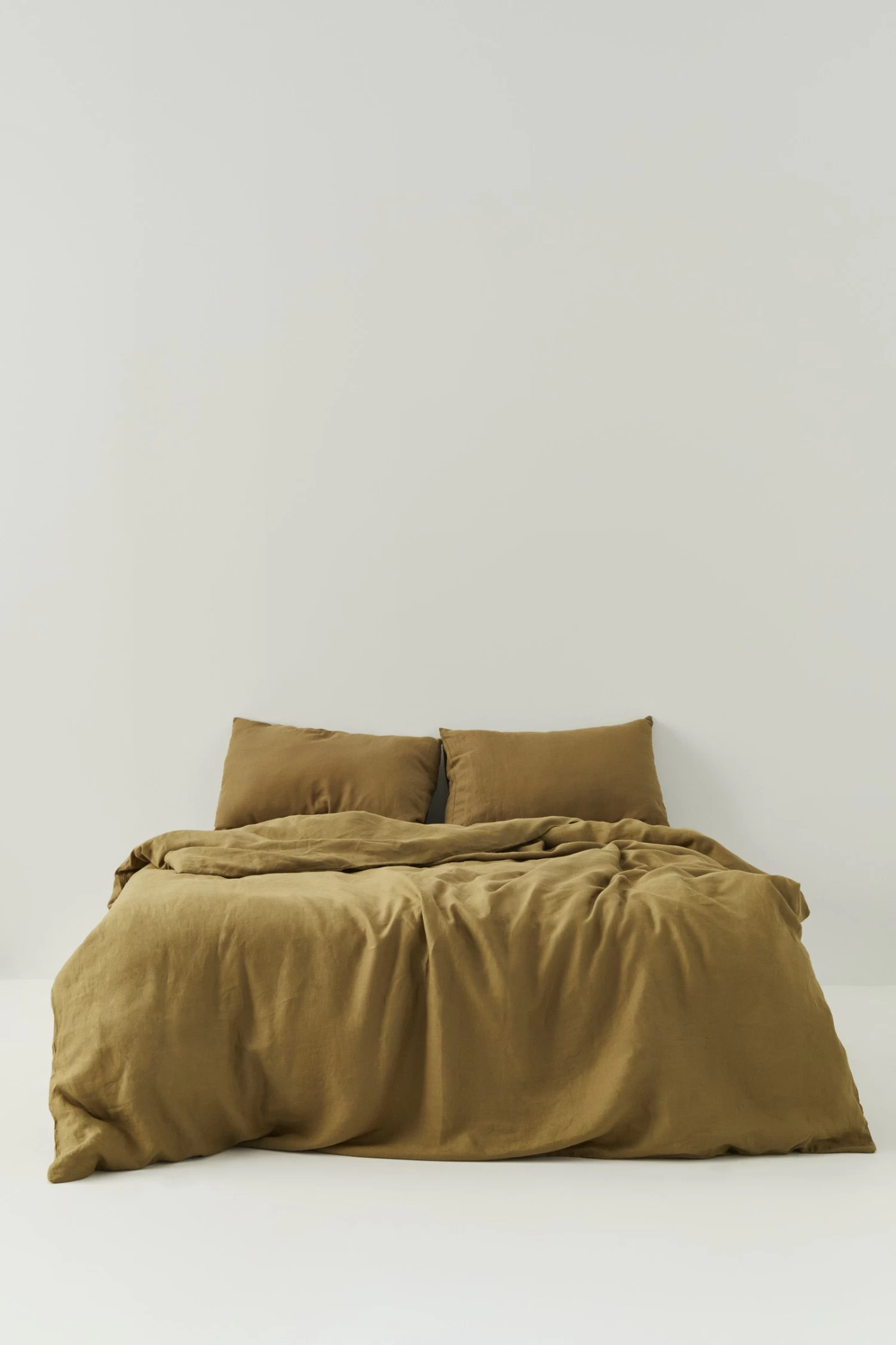 Linen Duvet Cover Olive