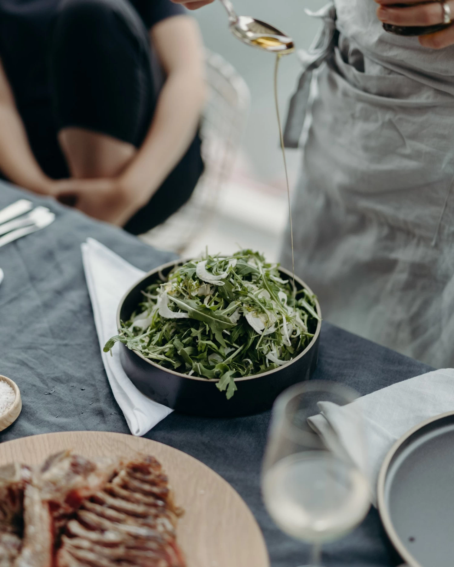 Hasami Porcelain Serving Bowl Black