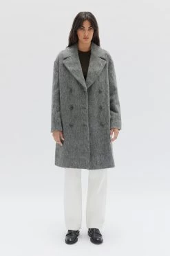 Italian Double Breasted Alpaca Coat